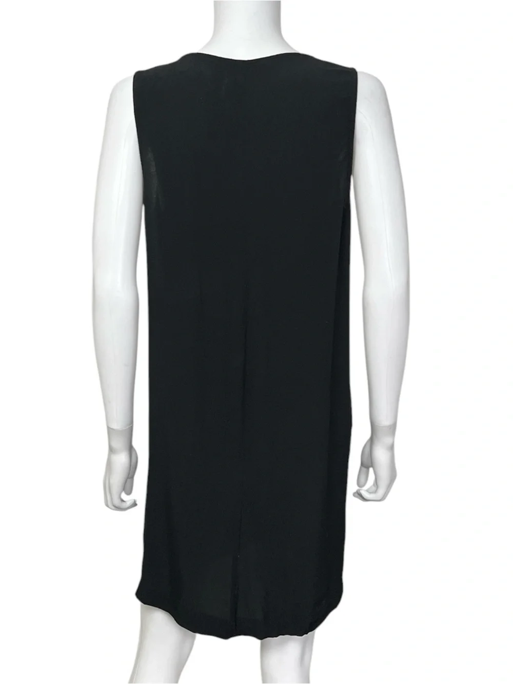 Madewell Heather Button Front Dress in True Black - sz Medium
